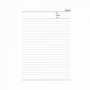 Format wewnętrznej strony notesu