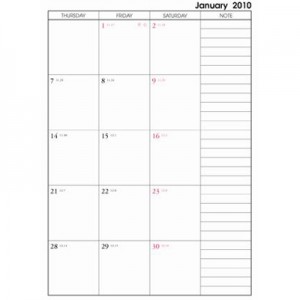 Notebook Inner Page Format