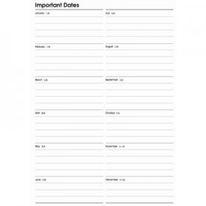 Notebook Inner Page Format