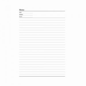 Notebook Inner Page Format