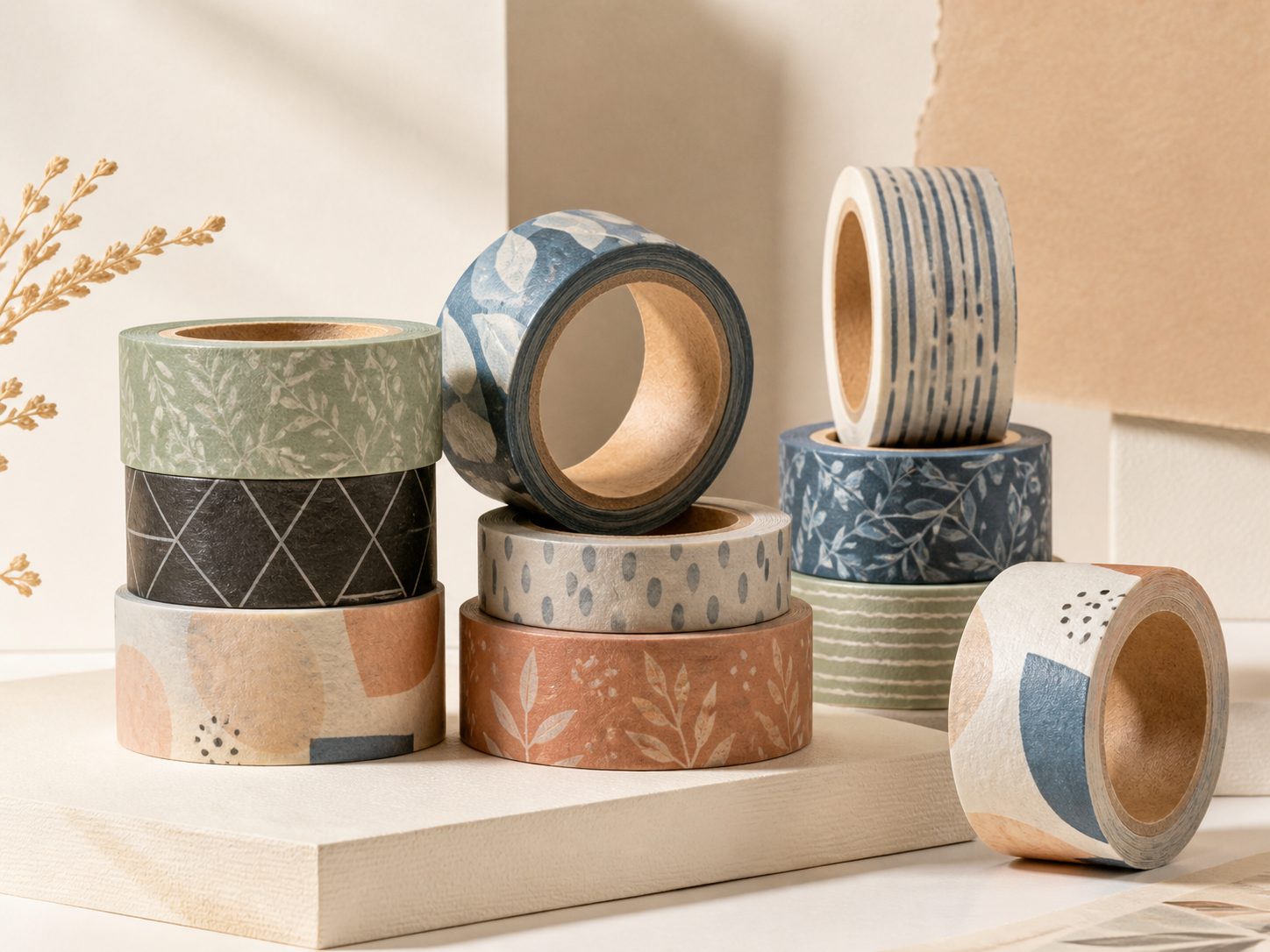 PUNDY coordinated custom washi tape collection concept for stationery brands